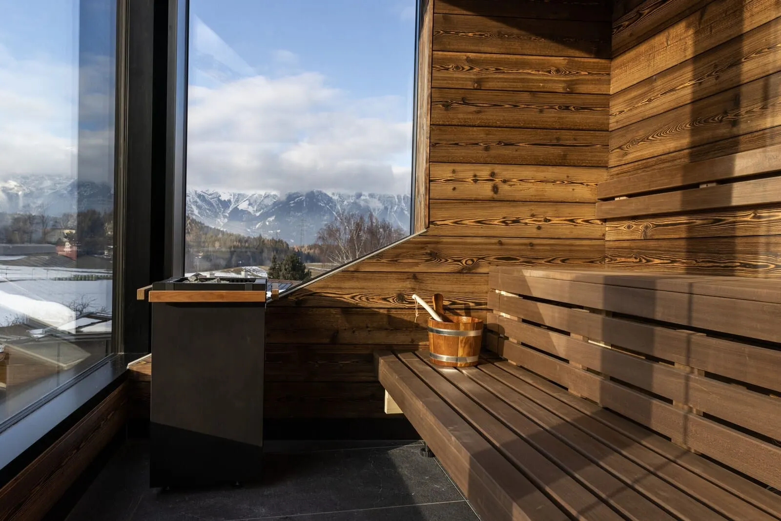 DER WALZL: Panorama sauna