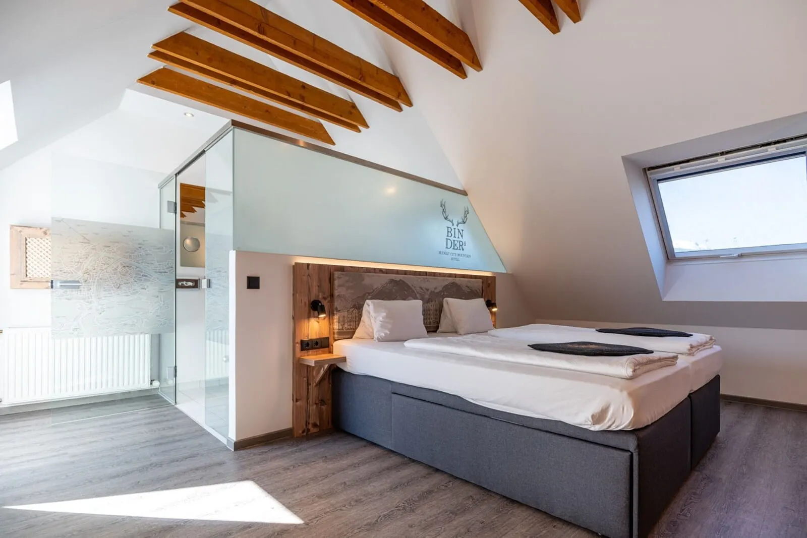 BinderS Budget City-Mountain Hotel: Attic double room
