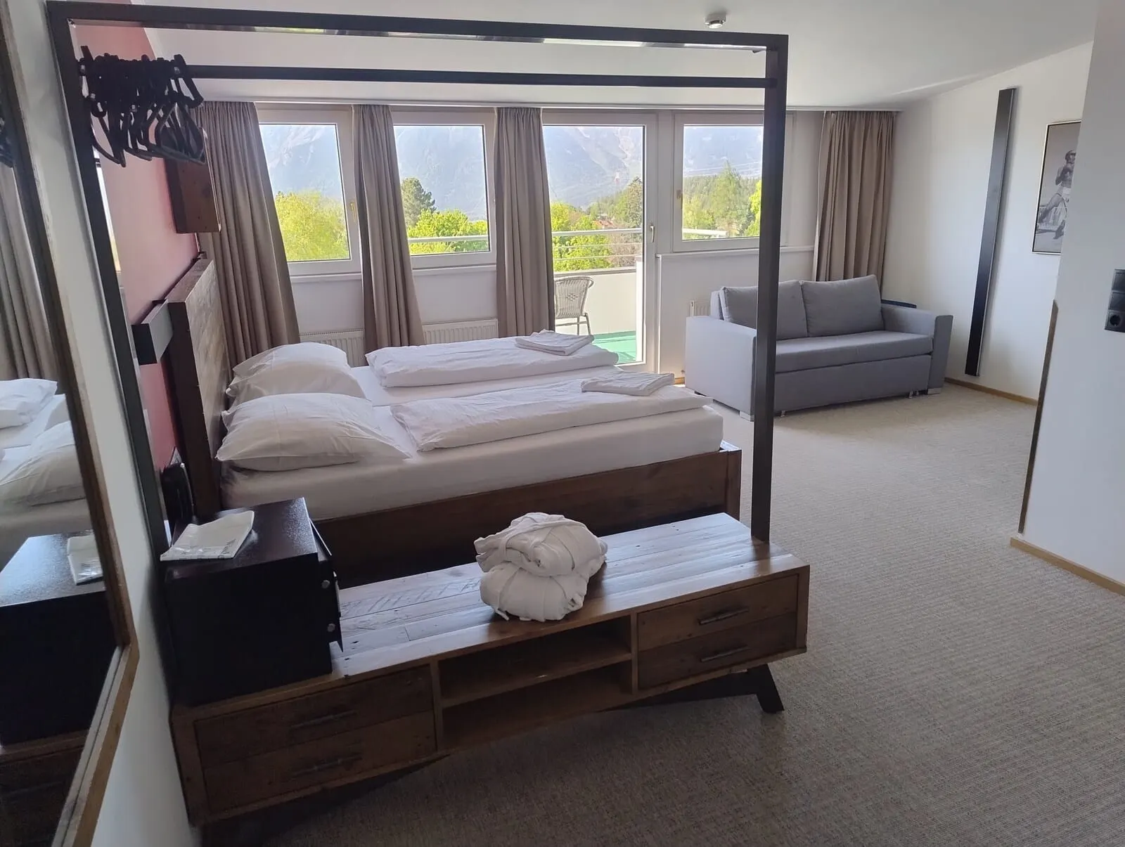 Sporthotel Igls: Double room