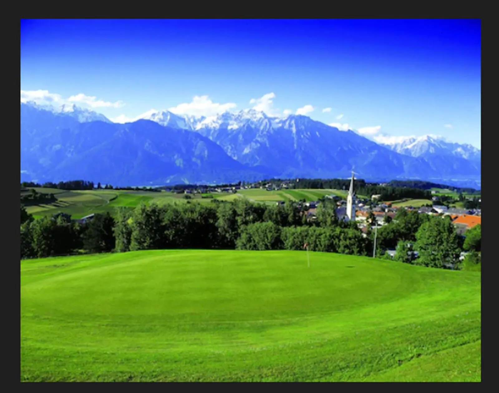 Sporthotel Igls: The Nordkette from Igls