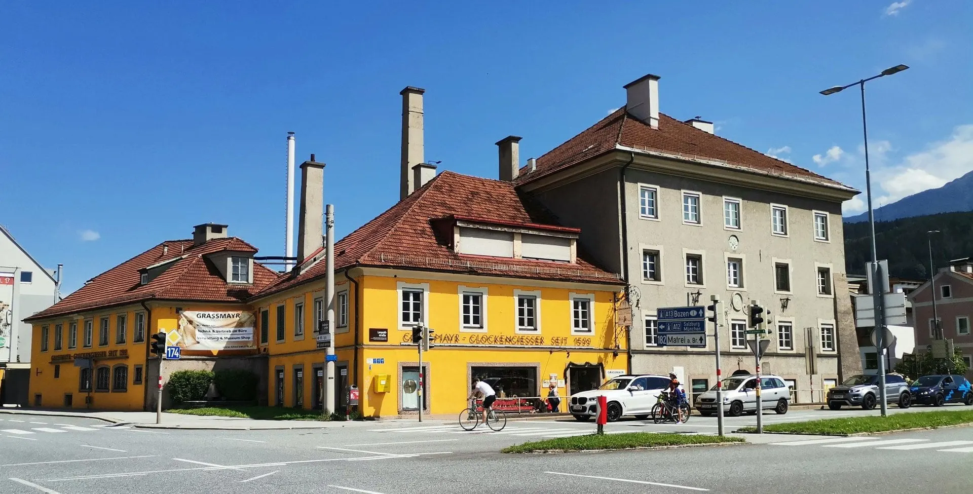 Grassmayr bell foundry and museum building in Innsbruck