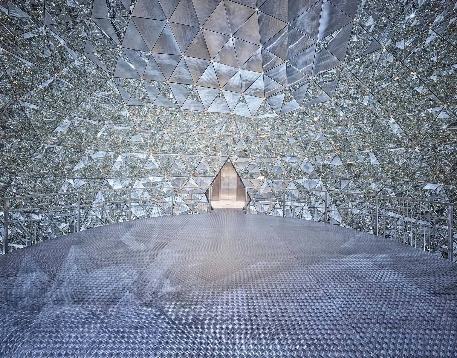 Crystal Dome chamber at Swarovski Crystal Worlds